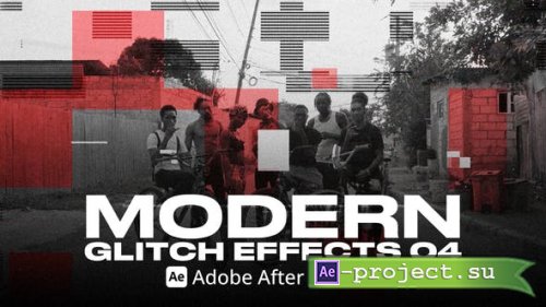 Videohive - Modern Glitch Effect 04 Ae - 53930022 - Project for After Effects