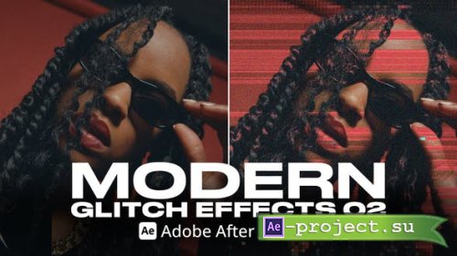 Videohive - Modern Glitch Effect 02 Ae - 53929993 - Project for After Effects