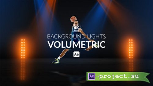 Videohive - Background Lights Volumetric - 53921987 - Project for After Effects