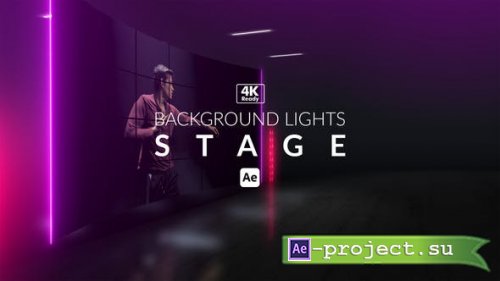 Videohive - Background Lights Stage - 53921903 - Project for After Effects