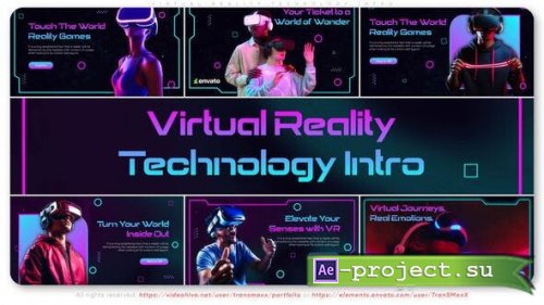 Videohive - Virtual Reality Technology Intro - 53952995 - Project for After Effects