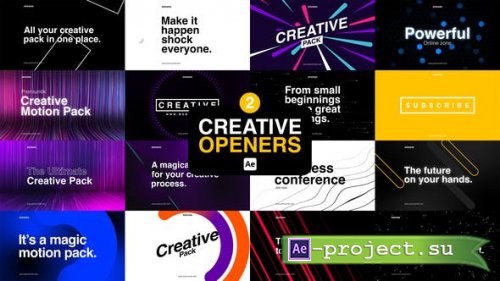 Videohive - Creative Openers 2 - 53948097 - Project for After Effects