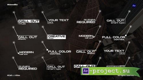 Videohive - Call Out 2.0 - AE - 53959249 - Project for After Effects