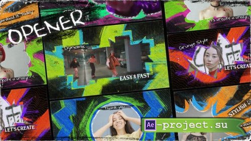 Videohive - Grunge Brush Opener - 53953285 - Project for After Effects