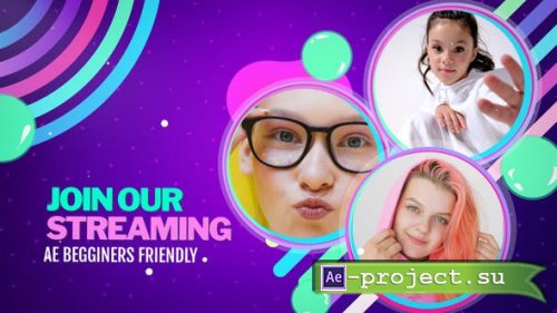 Videohive - Teens And Kids Streaming Channel Pack - 53959252 - Project for After Effects