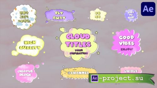 Videohive - Cloud Plates Titles for After Effects - 53965345 - Project for After Effects