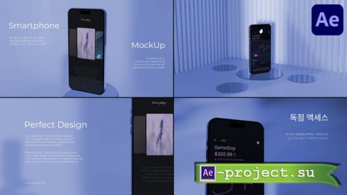 Videohive - Smartphone Mock Up for After Effects - 53978346 - Project for After Effects