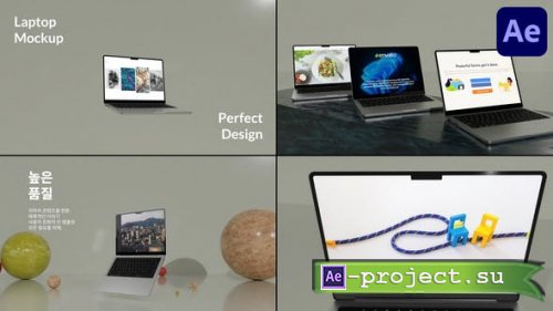 Videohive - Laptop Presentation Mockup for After Effects - 53941957 - Project for After Effects