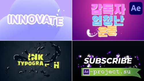 Videohive - Colorful Dynamic Typography for After Effects - 53966579 - Project for After Effects