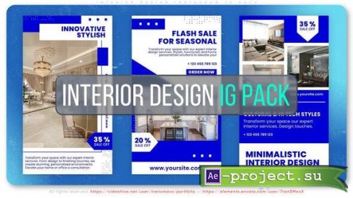 Videohive - Interior Design Instagram 10 PACK - 53974121 - Project for After Effects