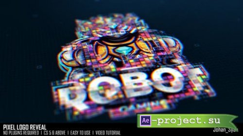 Videohive - Pixel Logo Reveal - 53987570 - Project for After Effects