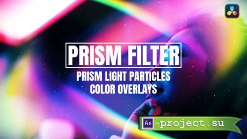 Videohive - Prism Light Particles Color Overlays For DaVinci Resolve - 53873753