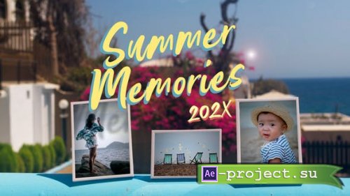 Videohive -  Summer vacations slideshow - 54005721 - Project for After Effects