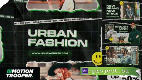 Videohive - Stylish Modern Paper Slideshow - 53979066 - Project for After Effects