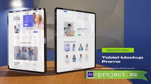 Videohive - Tablet Mockup App Promo - 54003283 - Project for After Effects