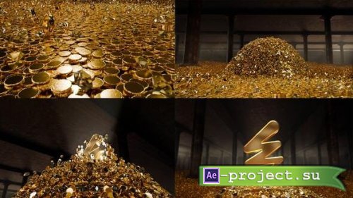 Videohive - Golden Treasure Logo Reveal - 53990855 - Project for After Effects