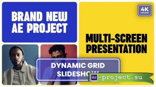 Videohive - Multiscreen Slideshow | Colorful Opener - 54019924 - Project for After Effects