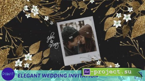 Videohive - Elegant Floral Wedding Invitation - 54031507 - Project for After Effects