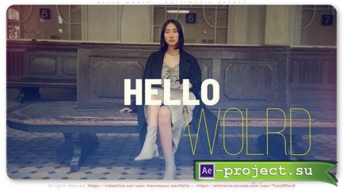 Videohive - Hello World - Multimedia Opener - 54050862 - Project for After Effects