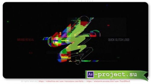 Videohive - Quick Glitch Logo - 54050894 - Project for After Effects