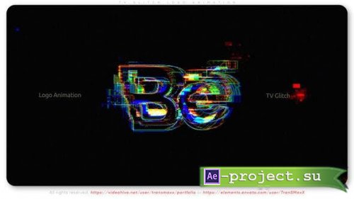 Videohive - TV Glitch Logo Animation - 54050961 - Project for After Effects