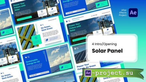 Videohive - Intro Opening - Solar Panel After Effects Project Files - 54046246 - Project for After Effects