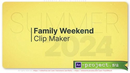 Videohive - Moments Multi Slideshow - 54054355 - Project for After Effects