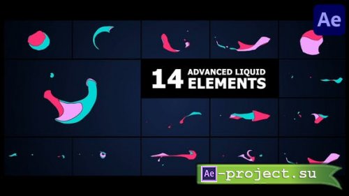 Videohive - Advanced Liquid Elements for After Effects - 54063731 - Project for After Effects