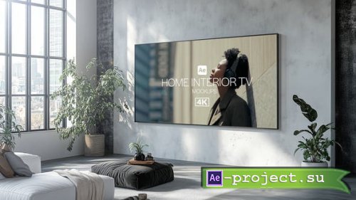 Videohive - Home Interior TV Mockups - 54092324 - Project for After Effects