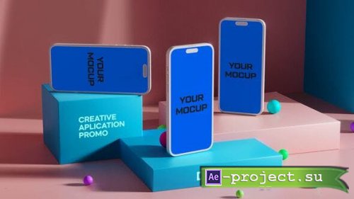 Videohive - 3d Mobile Application Promo - 53990923 - Project for After Effects