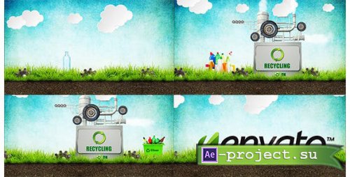 Videohive - Recycling Machine Logo - 5288739 - Project for After Effects