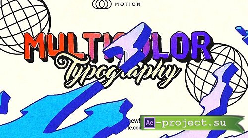 Multicolor Typography 2214695 - Project for After Effects