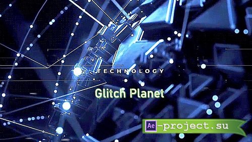 Glitch Planet Logo 1061849 - Project for After Effects