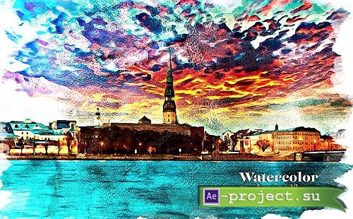 Watercolor Paint Effect 522345613