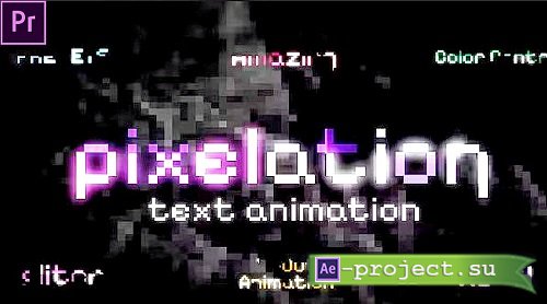 Text Pixelation Animation 2660791 - Premiere Pro Presets