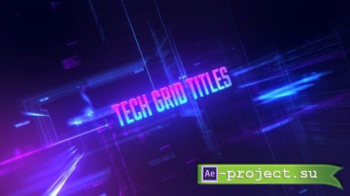 Videohive - Tech Grid Titles - 54068884 - Project for After Effects