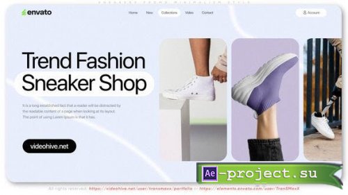 Videohive - Sneakers Promo Minimalism Style - 54138433 - Project for After Effects