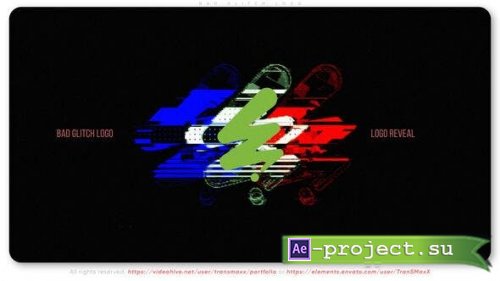 Videohive - Bad Glitch Logo - 54151185 - Project for After Effects