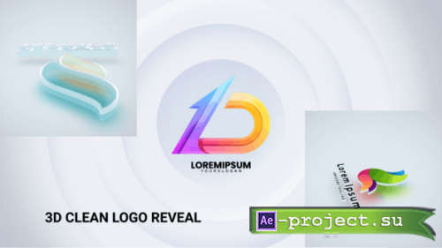 Videohive - 3D Clean Logo Reveal - 54071306 - Project for After Effects