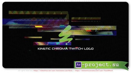 Videohive - Kinetic Chroma Twitch Logo - 54151210 - Project for After Effects