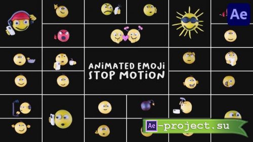 Videohive - Animated Emoji Stop Motion | After Effects - 54117804 - Project for After Effects