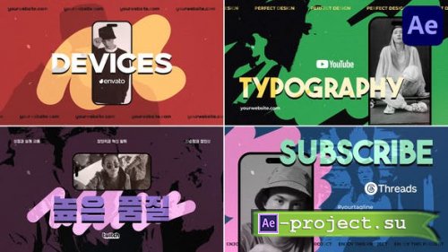 Videohive - Smartphone Devices Typography for After Effects - 54084739 - Project for After Effects