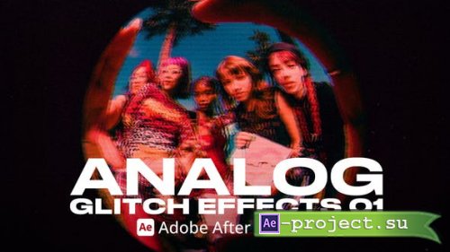 Videohive - Analog Glitch Effect 01 Ae - 54135271 - Project for After Effects