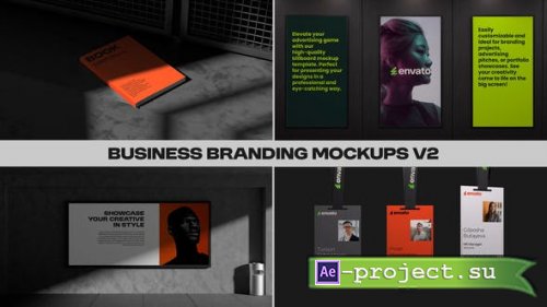 Videohive - Business Branding Mockups V2 - 54112545 - Project for After Effects