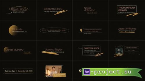 Videohive - Creative Brush Lower Thirds - 54116828 - Project for After Effects