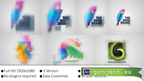 Videohive - Blocks Blur Logo Reveal - 54152577 - Project for After Effects