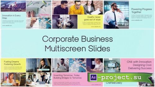 Videohive - Minimal Multiscreen Corporate Business Slideshow - 54151223 - Project for After Effects