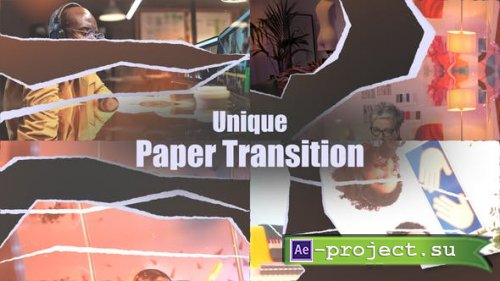 Videohive - Paper Transitions - 54171837 - Project for After Effects