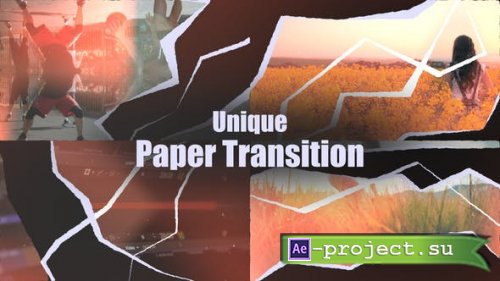 Videohive - Paper Cut Transitions - 54183611 - Project for After Effects