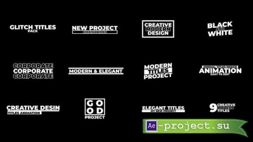 Videohive - Minimal Titles | AE - 54189551 - Project for After Effects